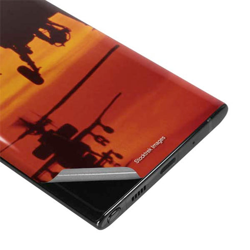 Four AH-64 Apache Helicopters Galaxy Note 10 Skin